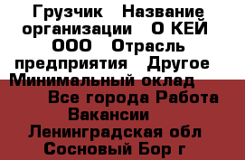 Грузчик › Название организации ­ О’КЕЙ, ООО › Отрасль предприятия ­ Другое › Минимальный оклад ­ 25 533 - Все города Работа » Вакансии   . Ленинградская обл.,Сосновый Бор г.